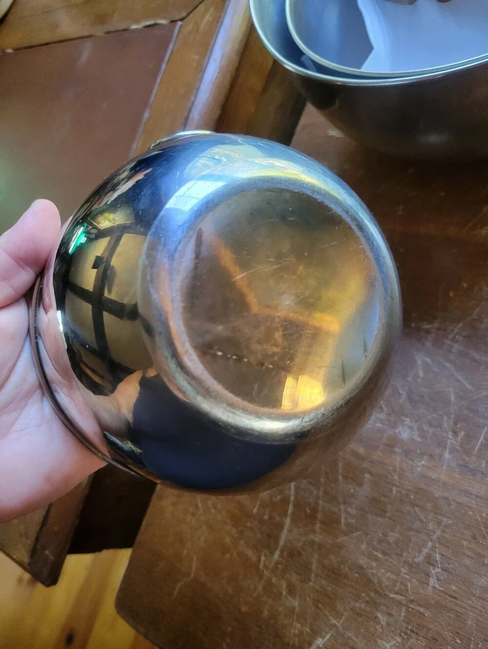 set of three vintage Revere Ware Stainless Steel Mixing Bowls